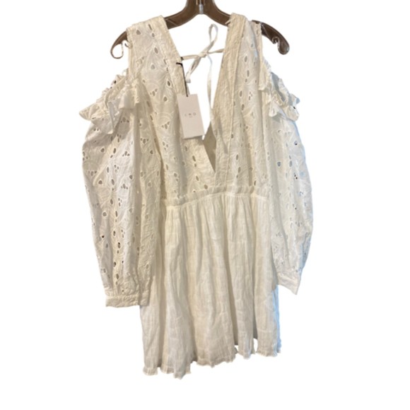 NWT IRO Paris Women's Meila Eyelet Dress size EU40/US8 - Picture 3 of 14